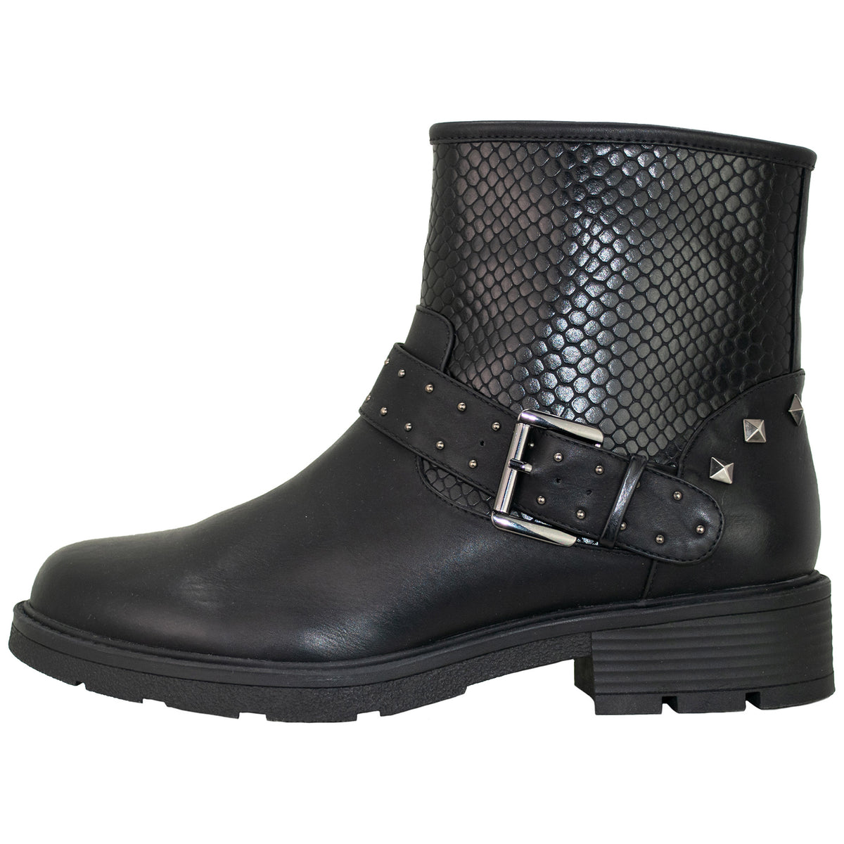 Lexi in schwarz Damen Stiefelette – XL Fitters