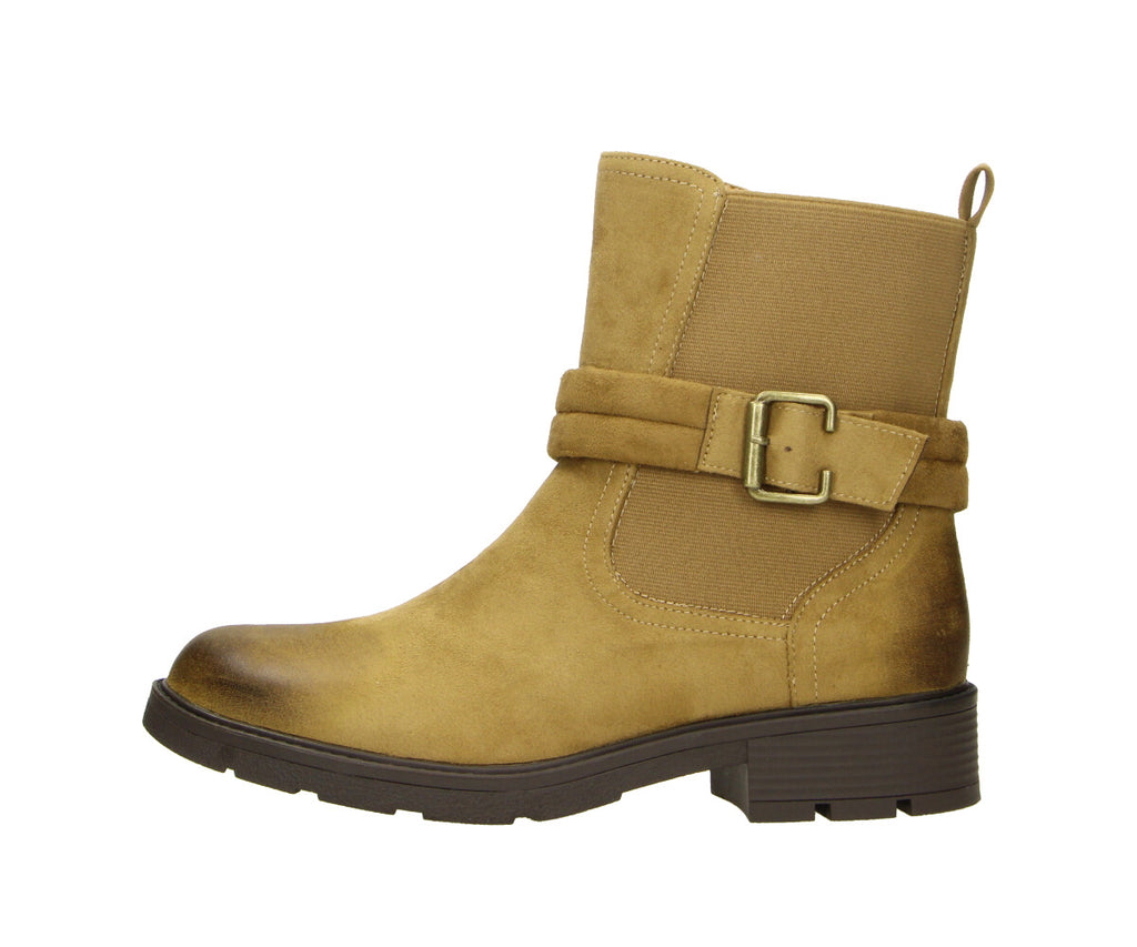 Aneli in Cognac textile (MF)  - Damen Stiefelette