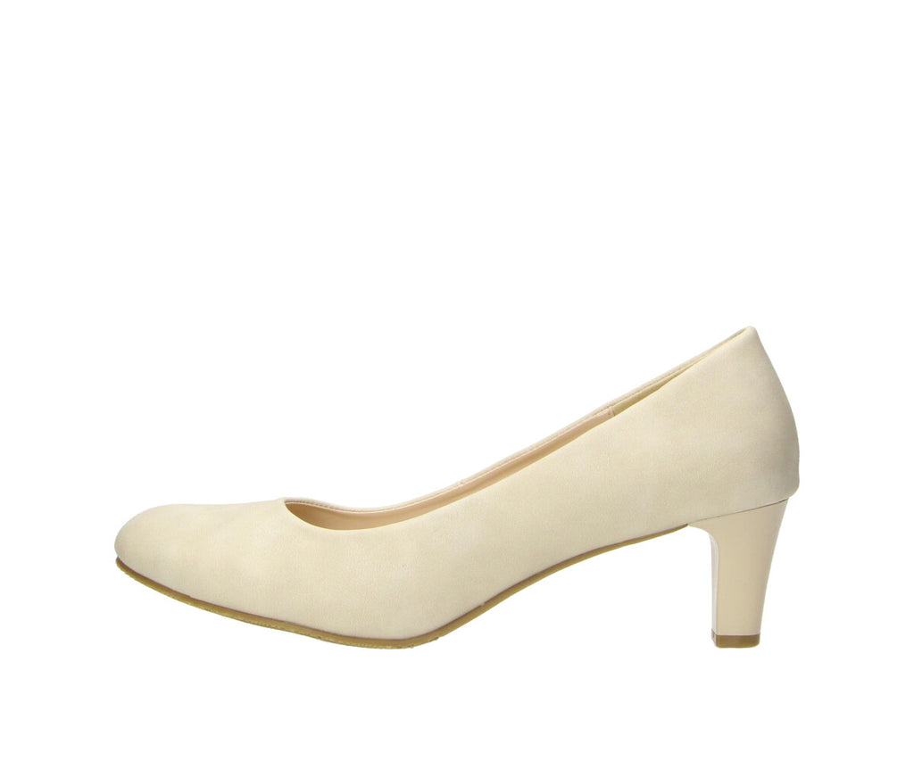 Aurelia Beige Metallic PU - Damen Pumps