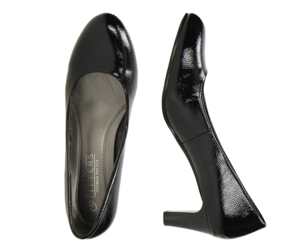 Black patent leather pumps online