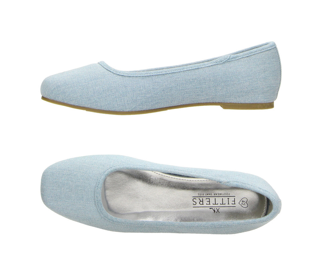 Leni in jeans combi - Damen Ballerina