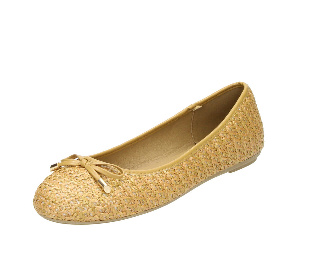Lisett in Cognac - Damen Ballerina – XL Fitters