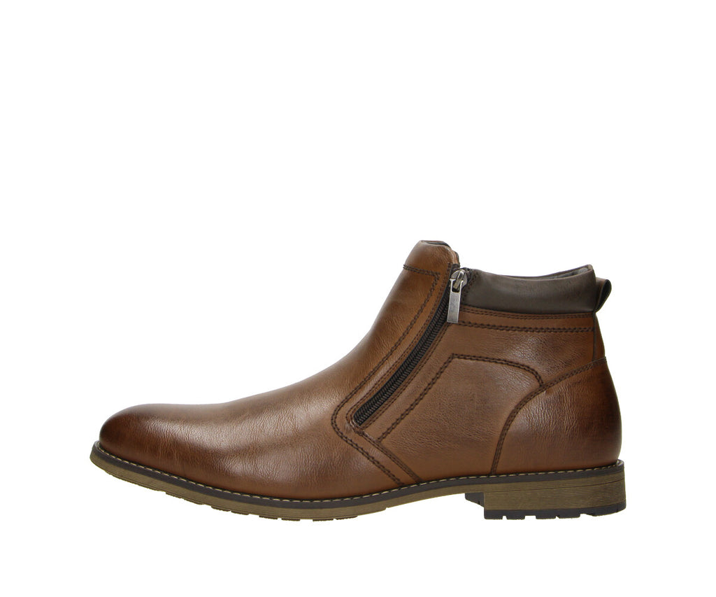 Luke Cognac PU - Herrenschuh Übergröße