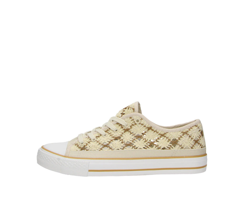 Nina in beige braun - Damen Sneaker