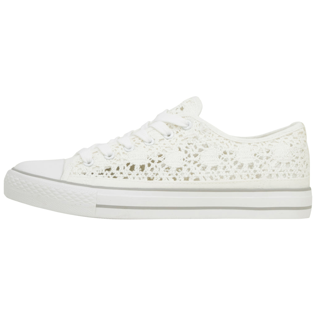 Nina in weiß - Damen Sneaker