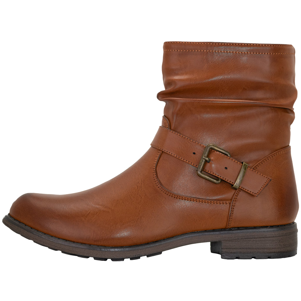 Noa PU in brandy - Damen Stiefelette