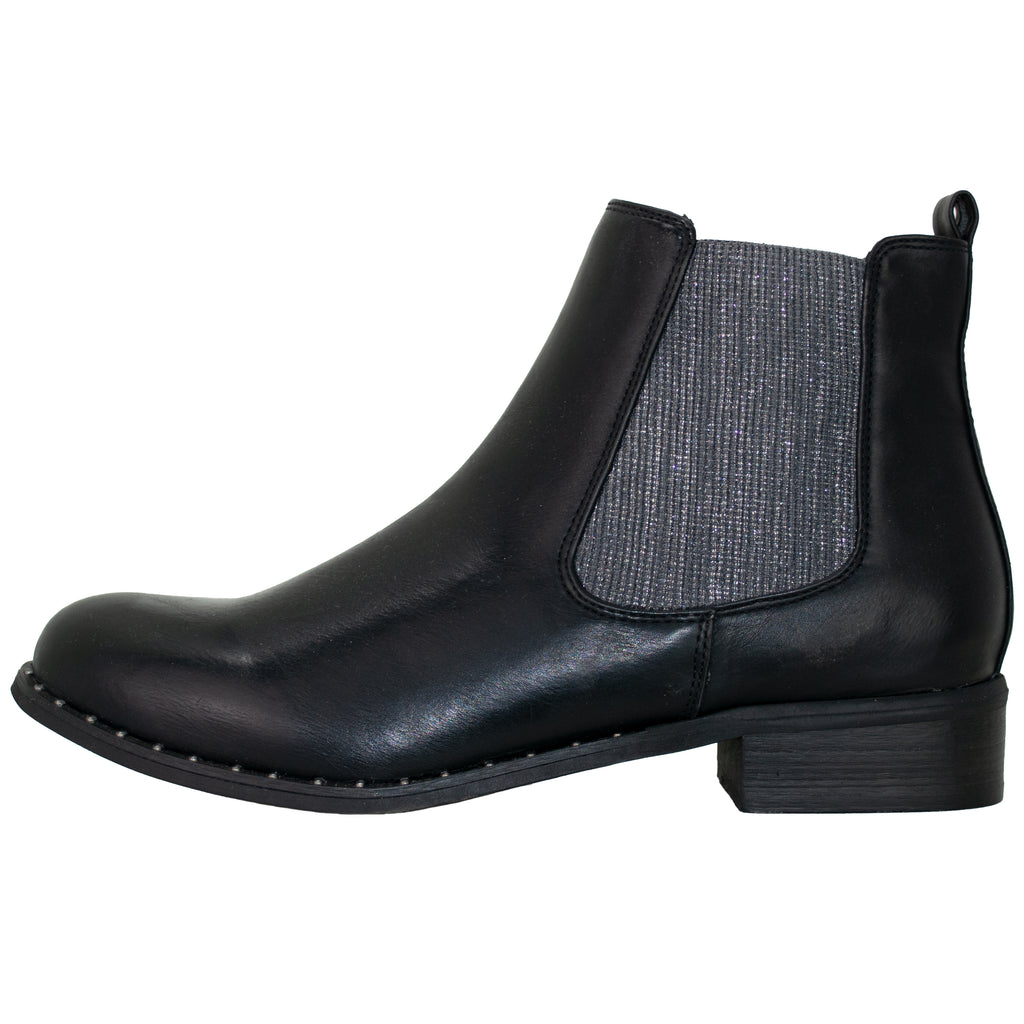 Sabine in schwarz - Damen Stiefelette