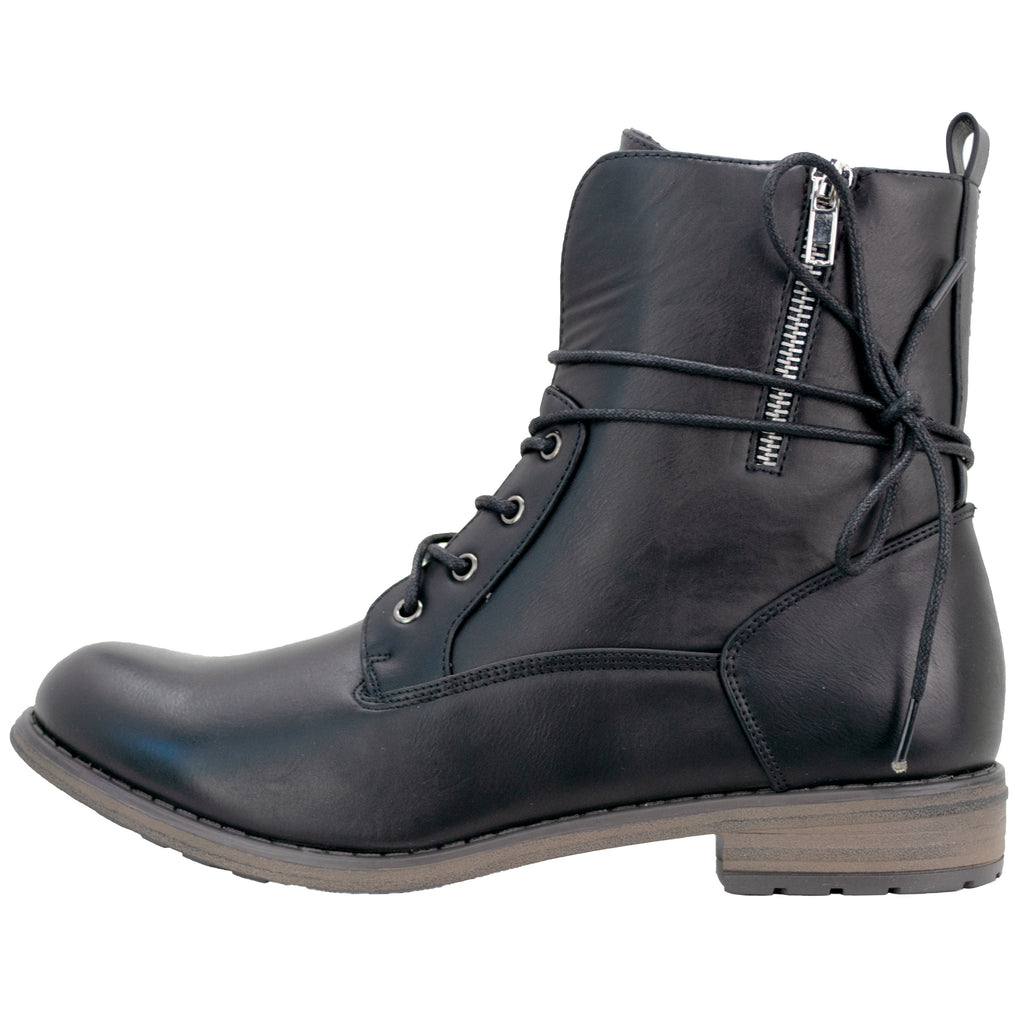 Vera PU in schwarz - Damen Stiefelette