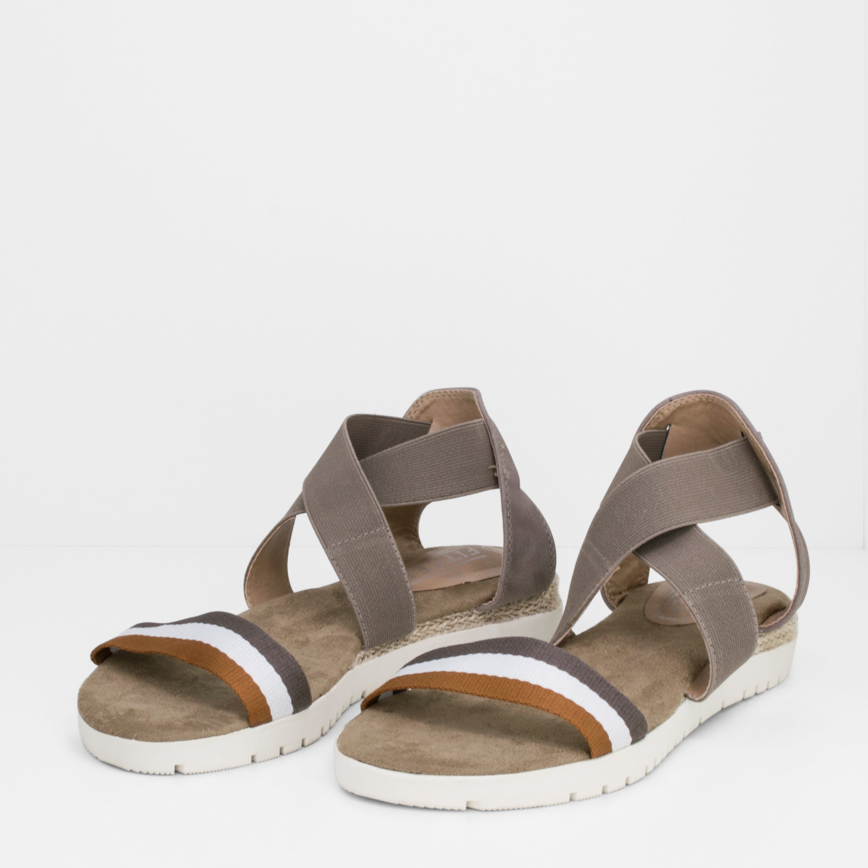 Nele in taupe - Damen Sandale